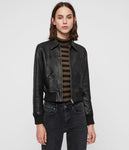 Pascao Leather Bomber Jacket