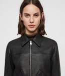Pascao Leather Bomber Jacket