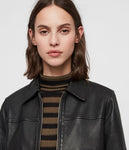 Pascao Leather Bomber Jacket