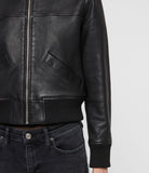Pascao Leather Bomber Jacket