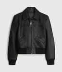 Pascao Leather Bomber Jacket
