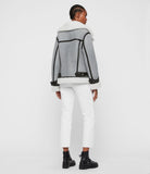 Priya Shearling Biker Jacket